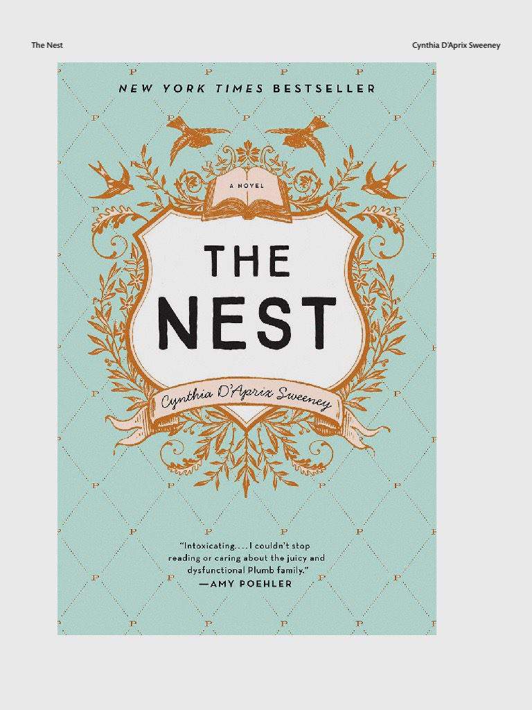 Book recommendation: The Nest