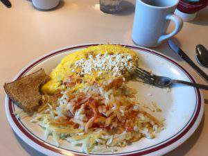 The Olympian's Greek omelet