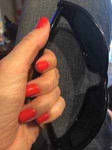 The perfect Mexican vacation nail color