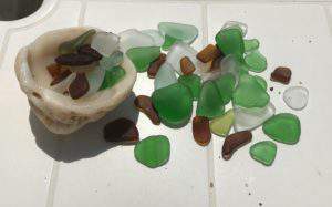 The day's sea glass find