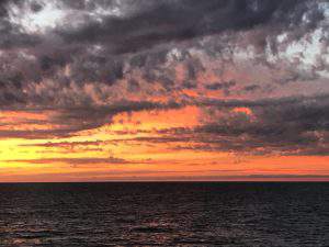 Cloudy sunset over Mazatlan