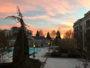 Friday Favorites: sunset at the Grand America Hotel