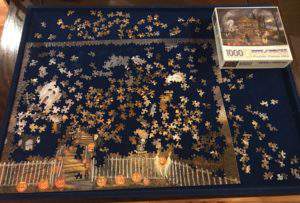 Fall bucket list - work on a jigsaw puzzle