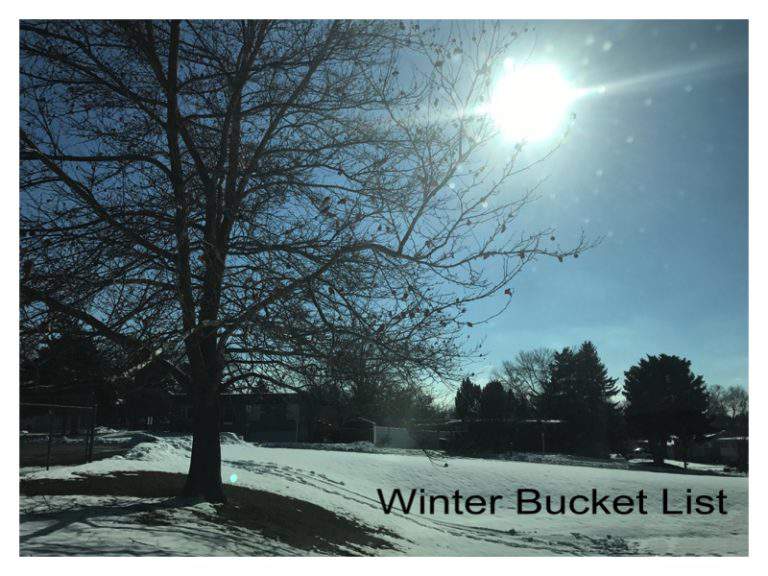 Winter bucket list update