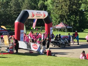 Girls on the Run 5K starting line