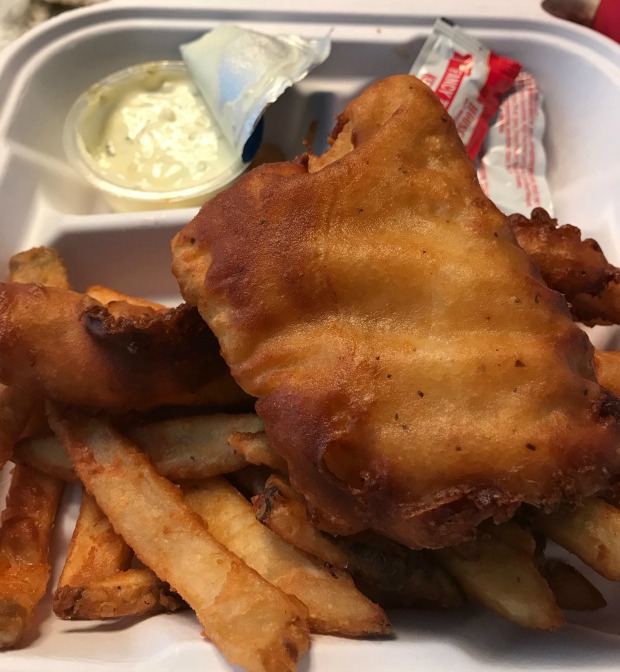 Fish and chips.