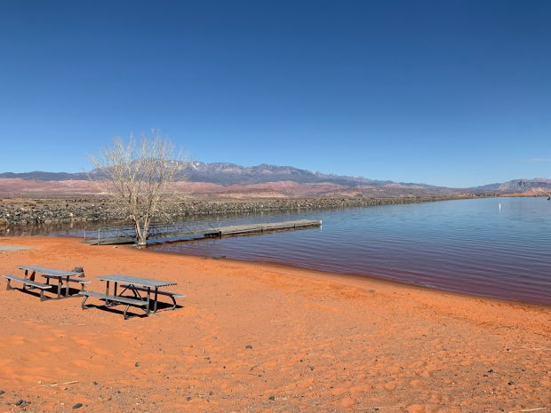 Sand Hollow Reservoir.