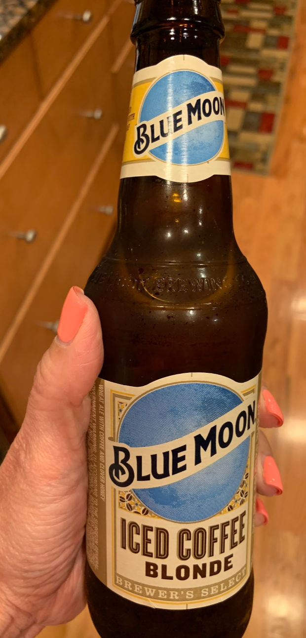Blue Moon Iced Coffee Blonde.