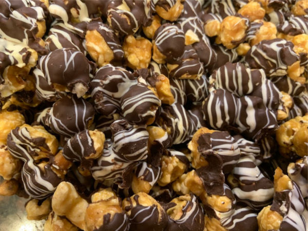 Chocolate popcorn.