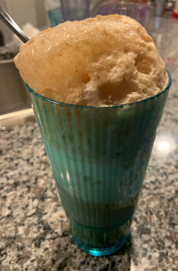 A root beer float.