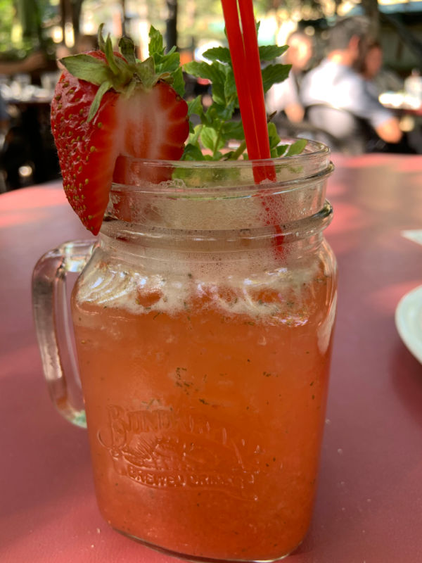 Strawberry mojito.