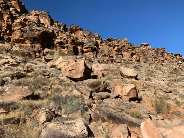 Cottonwood Wash Trail in Washington, Utah.