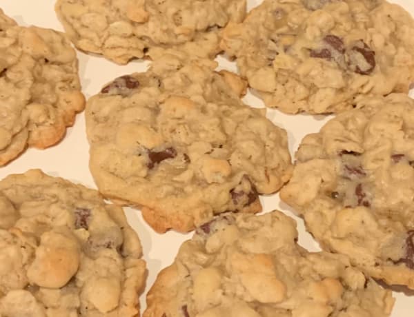 Oatmeal chocolate chip cookies.