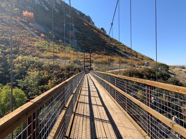 Draper Suspension Bridge.