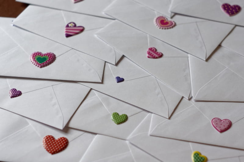 Love letters.