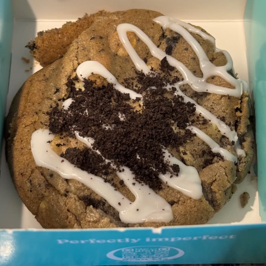 Dirty Dough chocolate chip cookie.