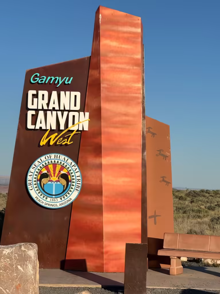 Gamyu. Grand Canyon West. Great Seal of Hualapai Tribe.