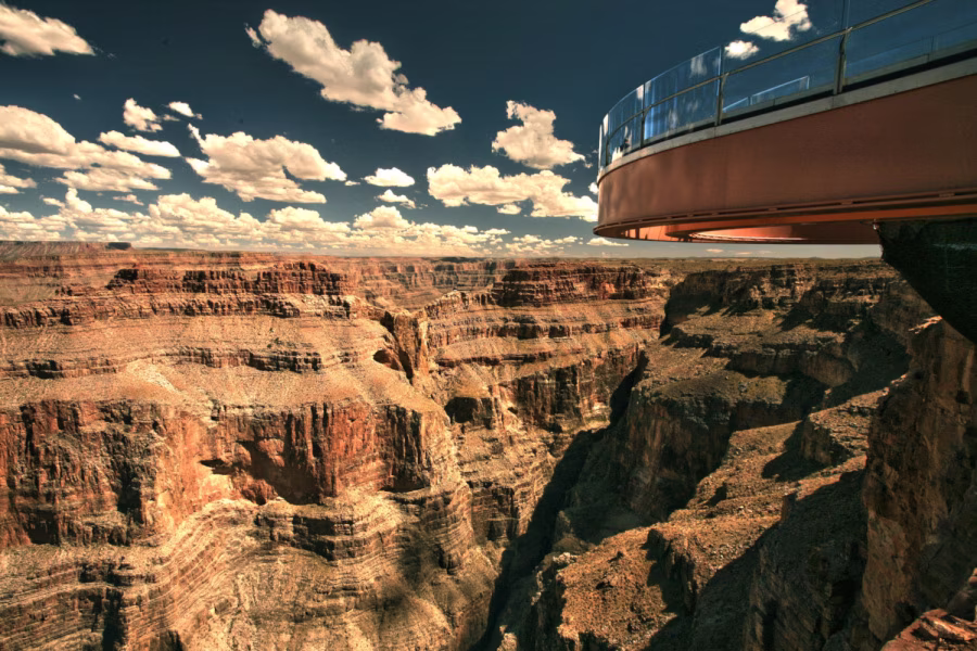 Grand Canyon West Skywalk bridge.