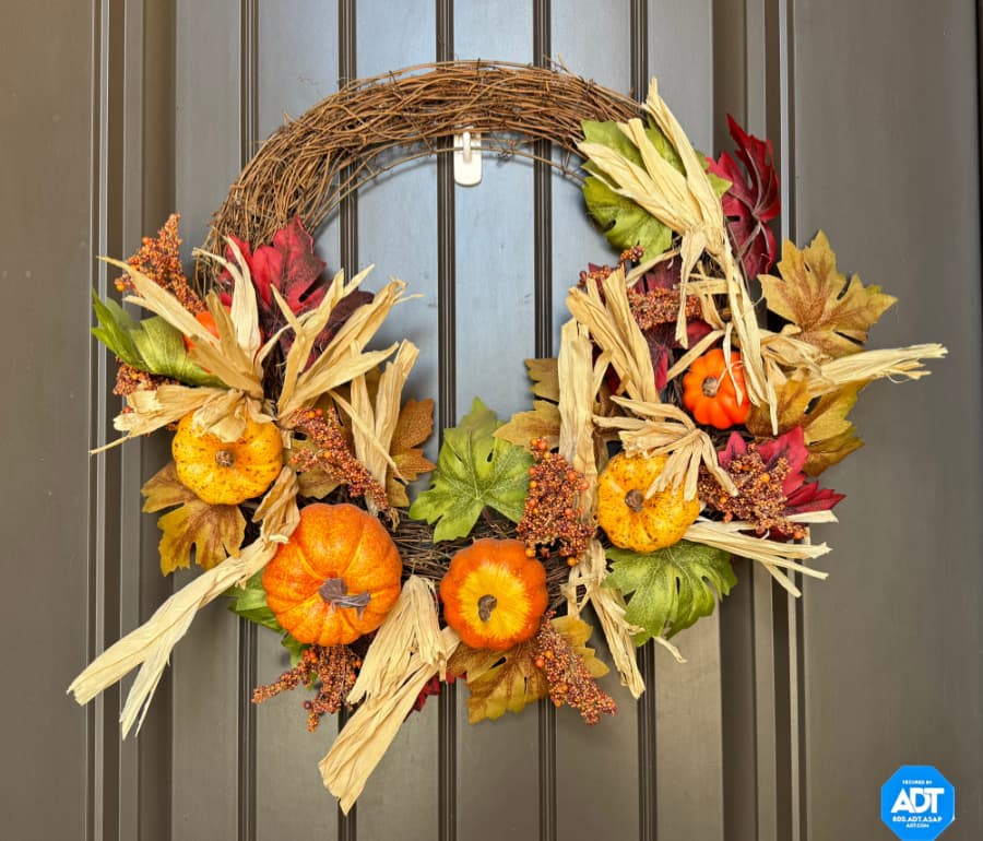Fall wreath.