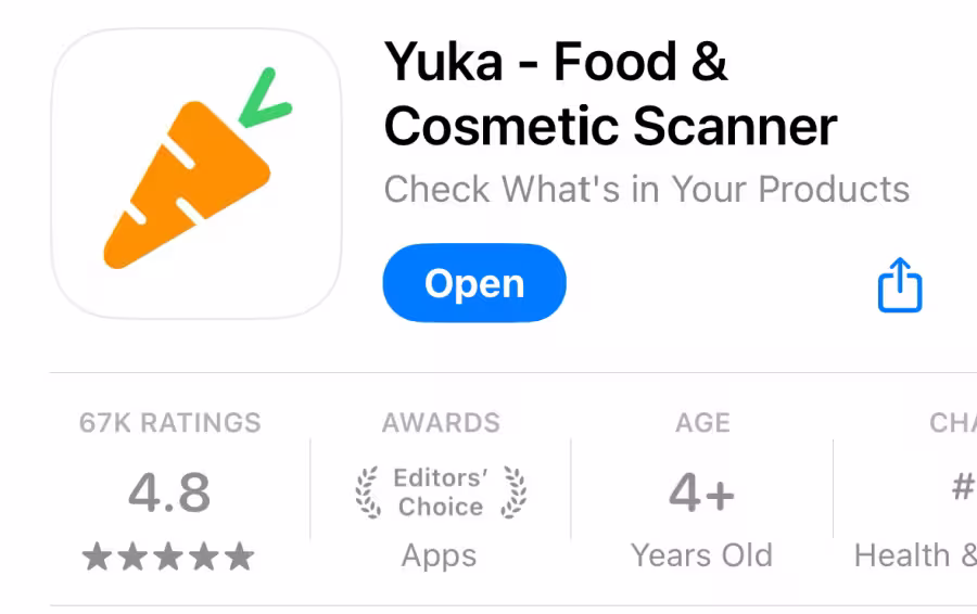 Yuka - Food & Cosmetic Scanner.