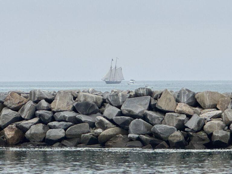 Sailboat in San Juan Capistrano, CA.
