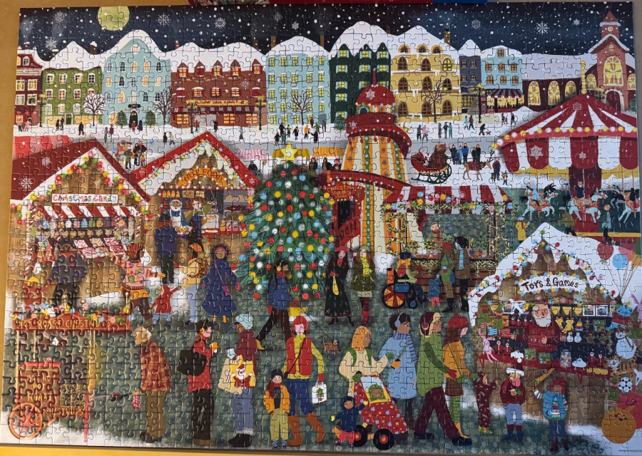 Christmas jigsaw puzzle.