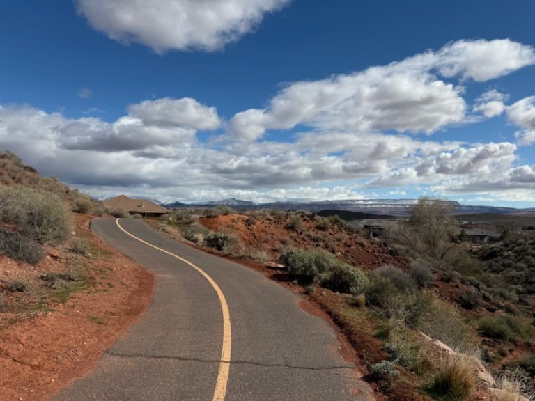 Walking trail in Southern Utah.