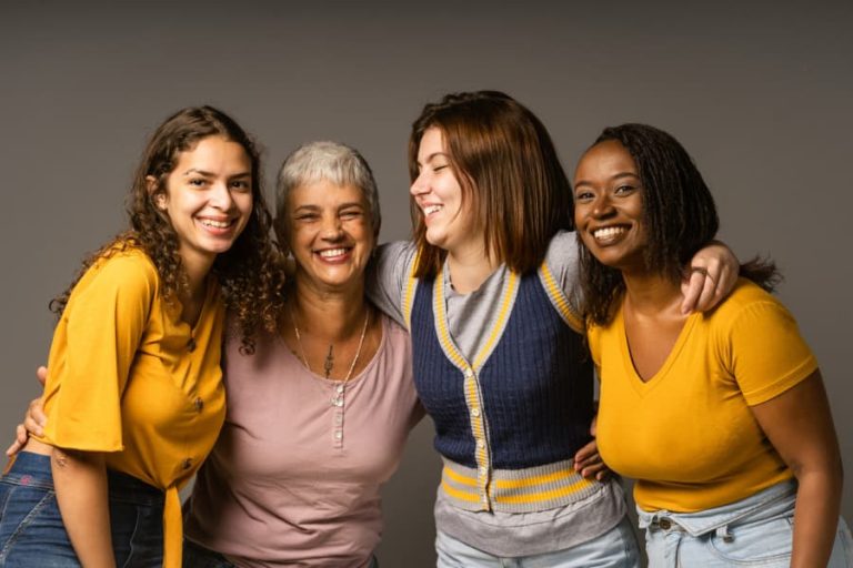 Four women of different ages and ethnicity.