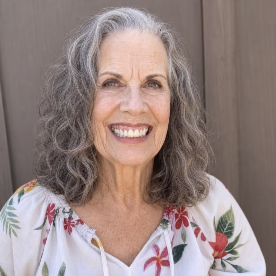 AI aging of a woman.