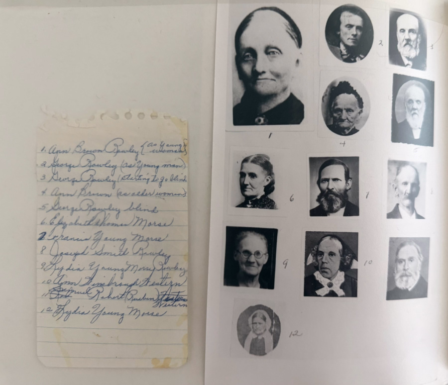 Collage of old photographs.