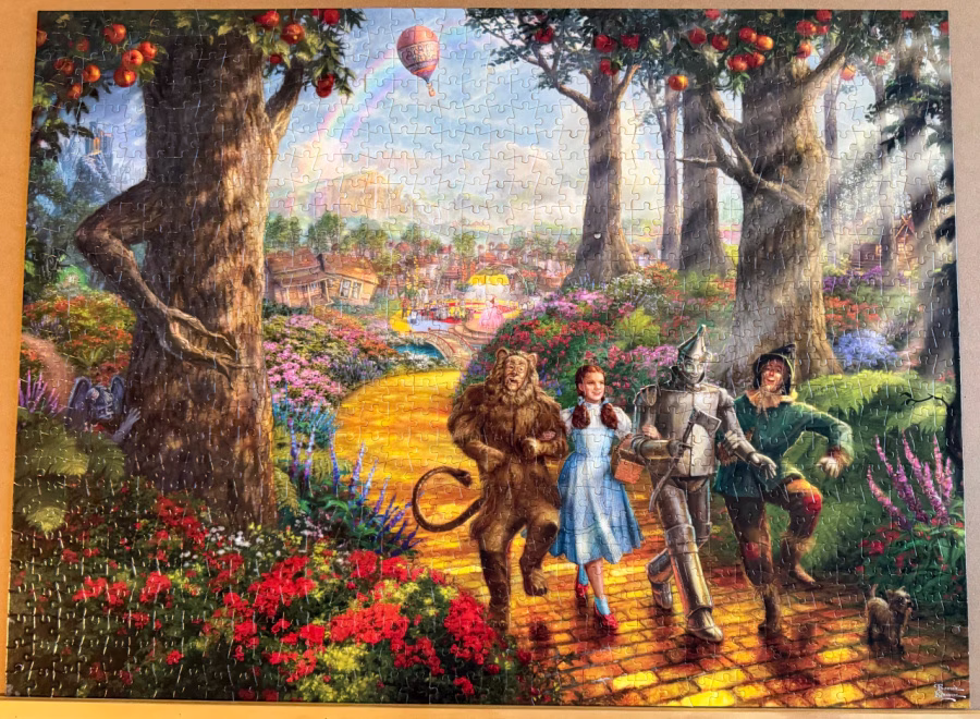 Wizard of Oz jigsaw puzzle.