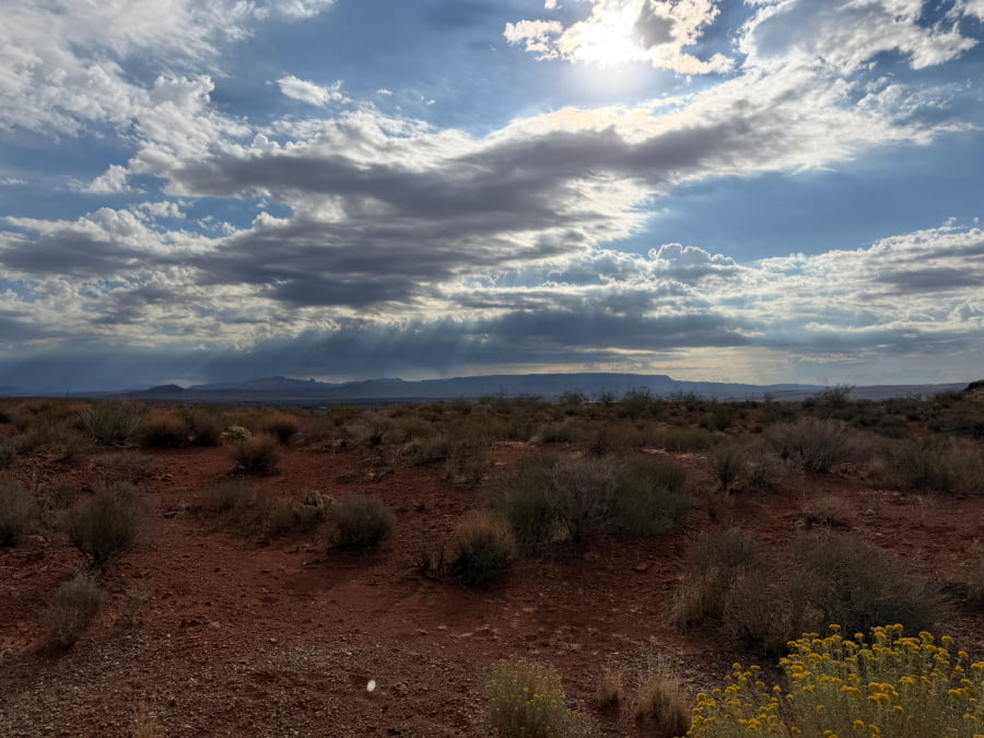 Cloudy day in Southern Utah.